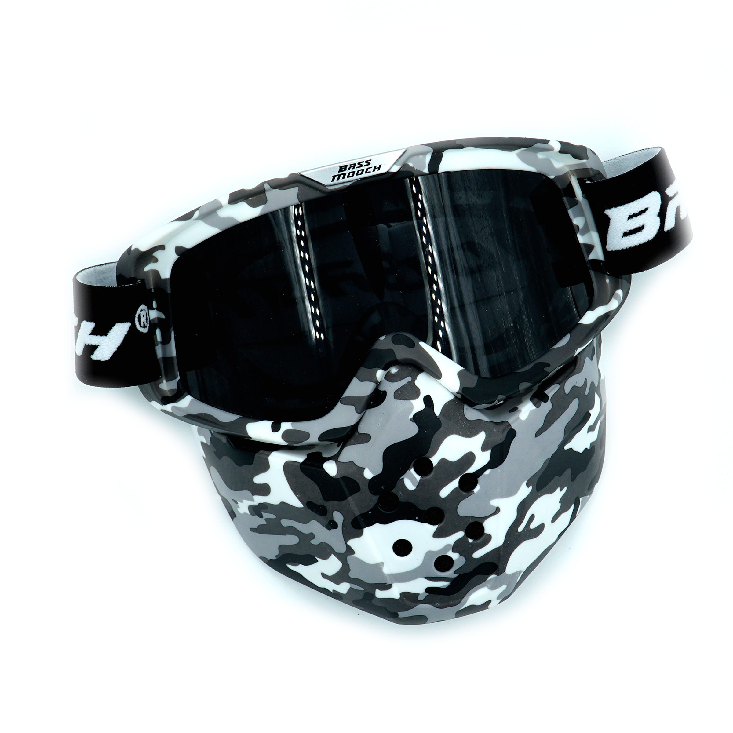 M5 Tournament Face Mask - Gray Camo